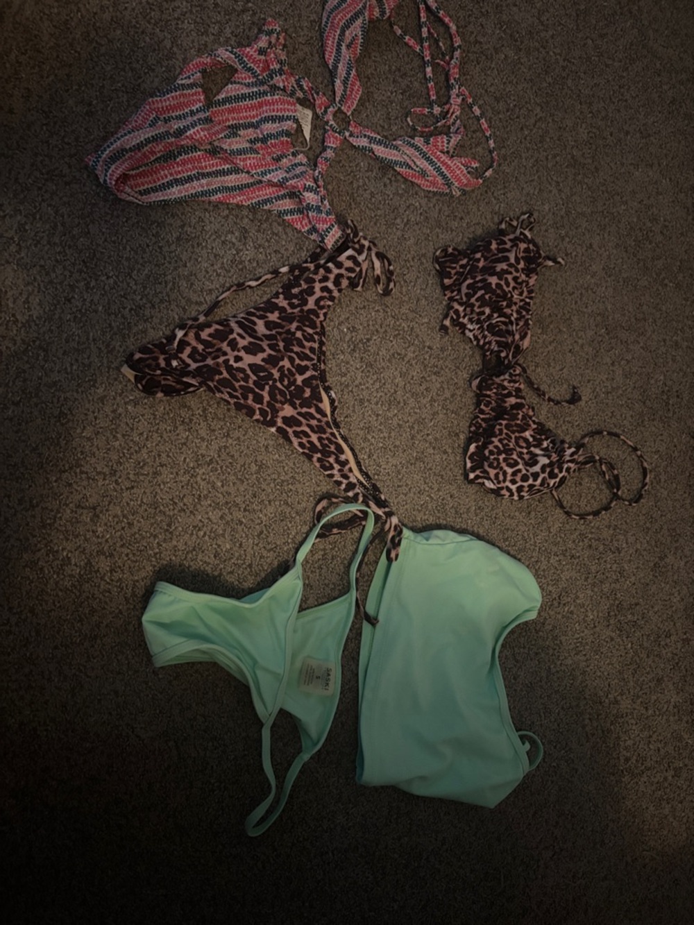 Women’s Leopard & Mint Bikini Set - Mix-and-Match Swimwear
